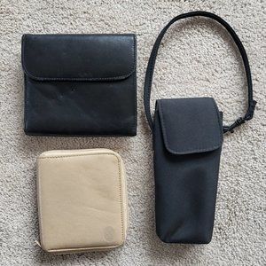 Bundle of 2 wallets & 1 phone holder